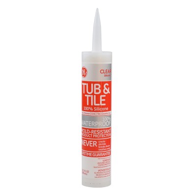 美国进口GE Silicone I* Tub & Tile Caulk（酸性厨卫防霉胶）